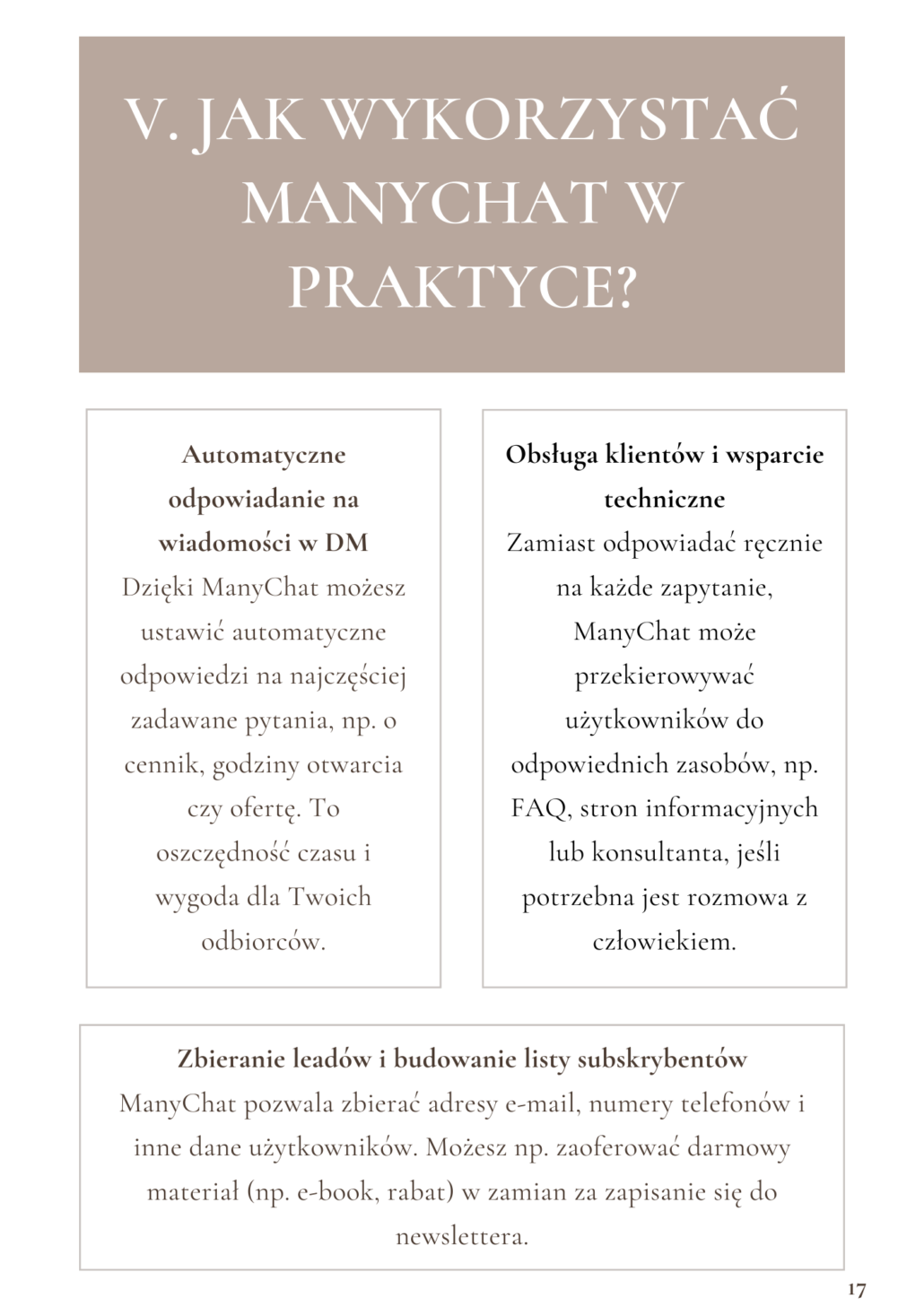 Ebook: Automatyzacja ManyChat w Twoich rękach - obrazek 5